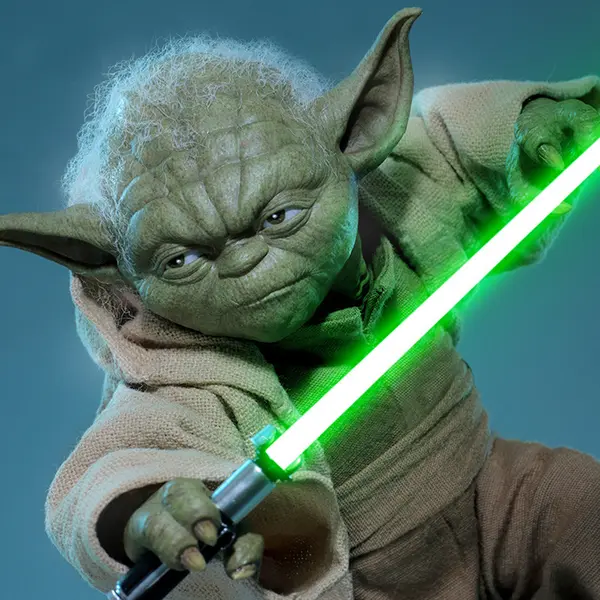 STAR WARS Figurine Yoda Movie Masterpiece Hot Toys