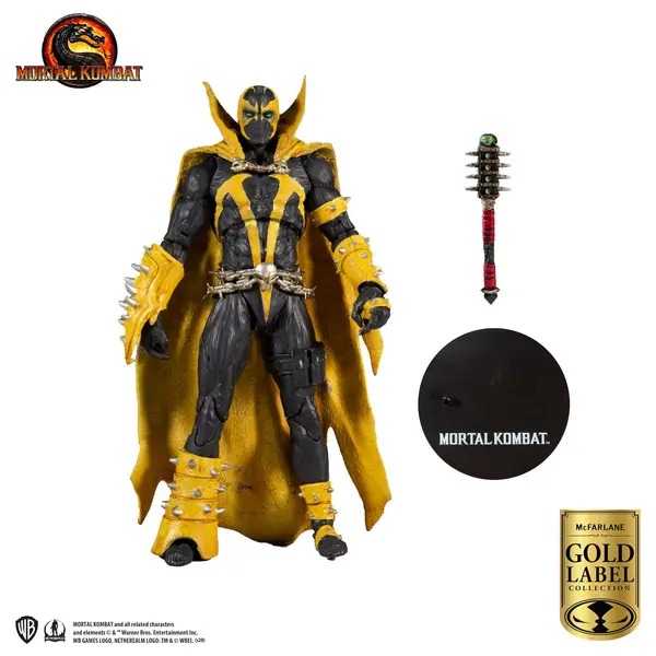 SPAWN CURSE OF APOCALYPSE MORTAL KOMBAT FIGURINE GOLD LABEL SERIES 18 CM