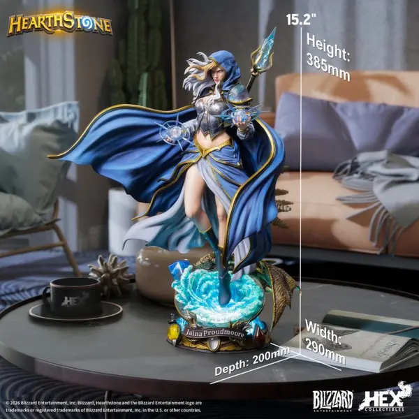 HEARTHSTONE Statue Jaina Proudmoore Hex Collectibles