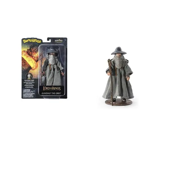 Figurine Le Seigneur des Anneaux - Gandalf Le Gris Bendyfigs 18 cm