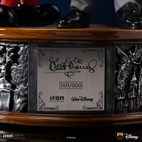 DISNEY Statue Walt Disney & Mickey Mouse Legacy Replica Iron Studios
