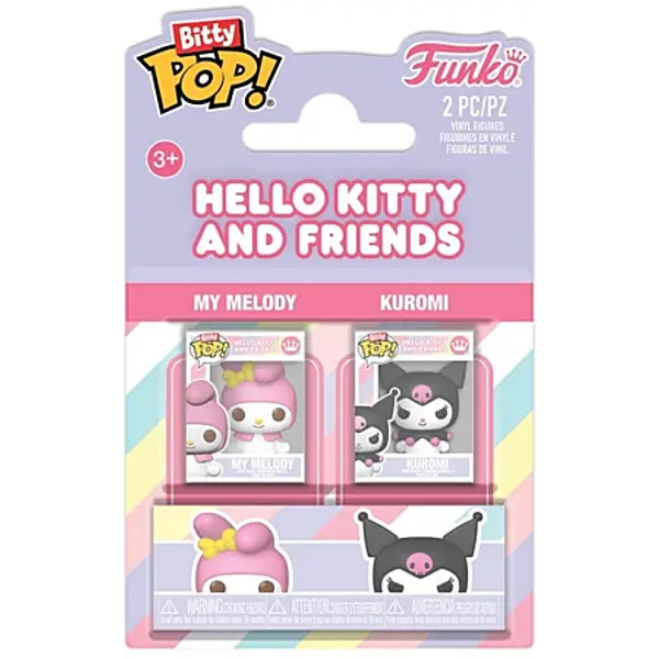 HELLO KITTY - KUROMI & MY MELODY BITTY POP