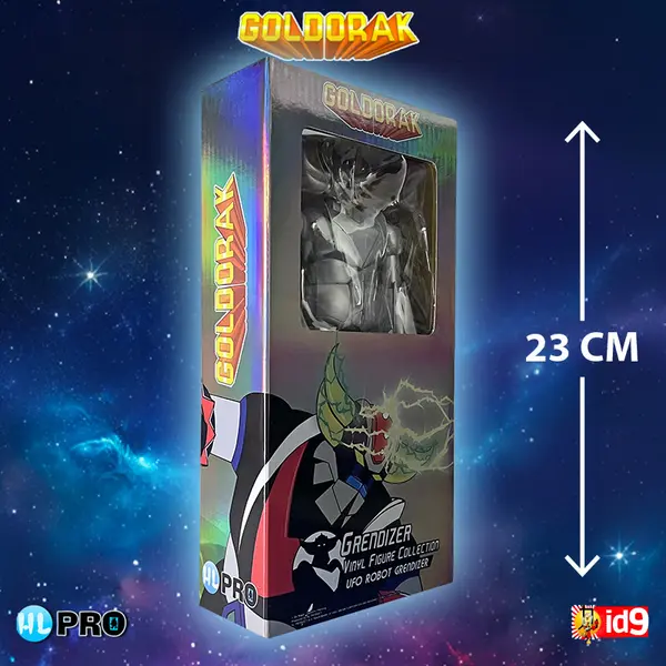 GOLDORAK Figurine Goldorak One Metalised Color Silver HL PRO