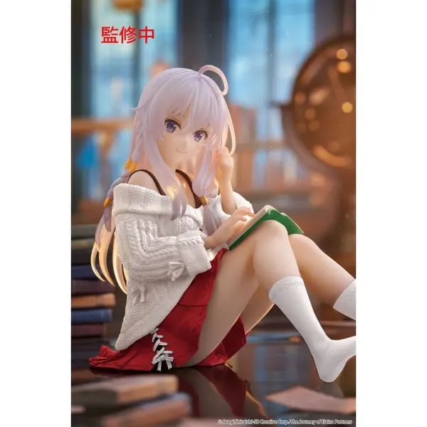 Wandering Witch: The Journey of Elaina - Statuette Desktop Cute Figure Elaina Casual Clothes Ver. Renewal 13 cm