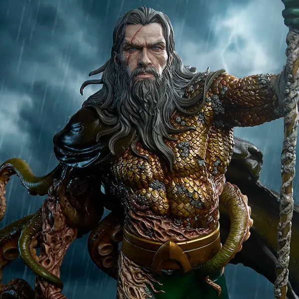DC COMICS Statue Aquaman Mythos Premium Format Figure Sideshow
