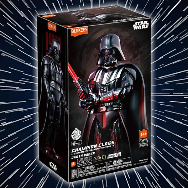 STAR WARS Maquette Dark Vador Champion Class Blokees