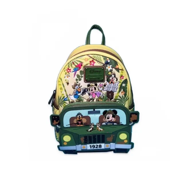 Mini Sac A Dos Disney - Mickey & Friends Jungle Expedition GITD Exclu