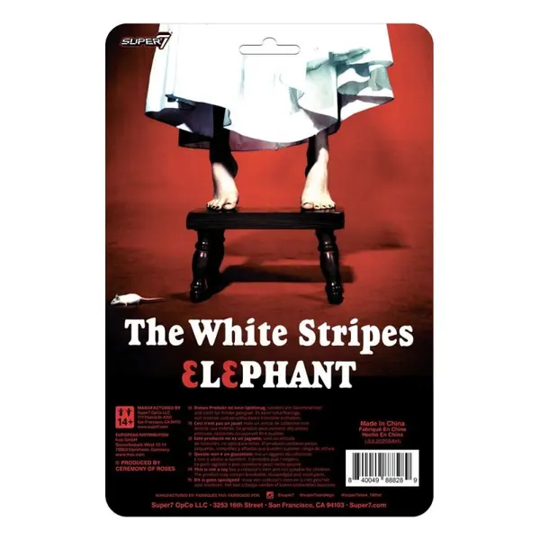 The White Stripes - Pack 2 figurines ReAction The White Stripes (Elephant) 10 cm