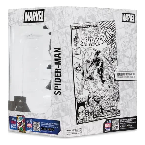 Marvel - Statuette 1/10 Gold Label Spider-Man Line Art (The Amazing Spider-Man N°318) 17 cm