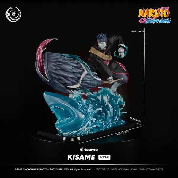 NARUTO SHIPPUDEN Statue Ikigai Kisame Tsume Art