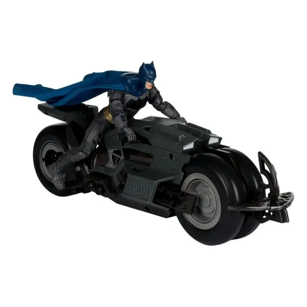The Flash DC Multiverse - Véhicule Batcycle avec Batman