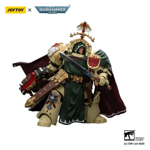 Warhammer 40k: Dark Angels - Figurine Belial Grand Master of The Deathwing avec the Sword of Silence and Storm Bolter 14 cm
