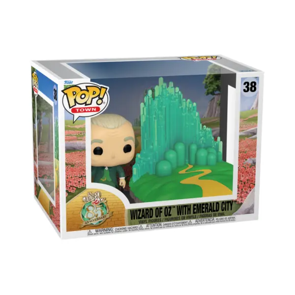 Figurine Magicien D'Oz - Town Emerald City & Wizard Pop 18cm