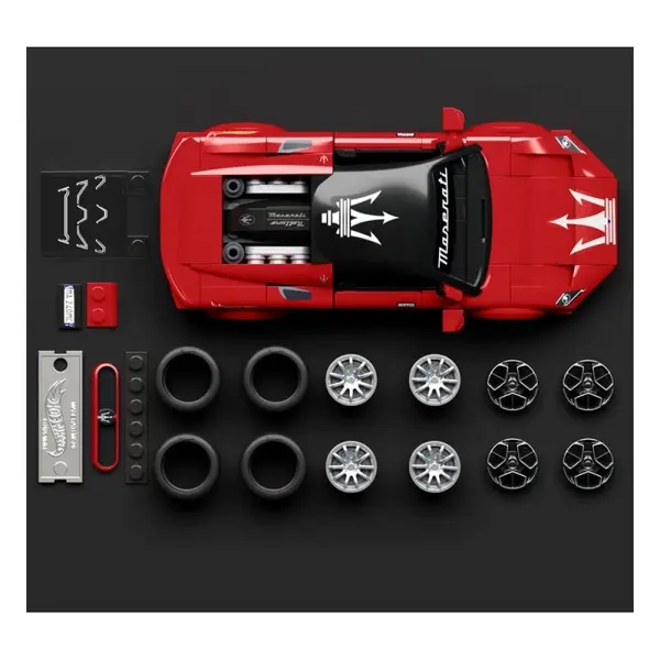 Hot Wheels - Jeu de construction Mattel Brick ShopSpeed Series 1/32 Maserati MC20