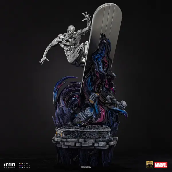 MARVEL Statue Silver Surfer Deluxe Art Scale Iron Studios