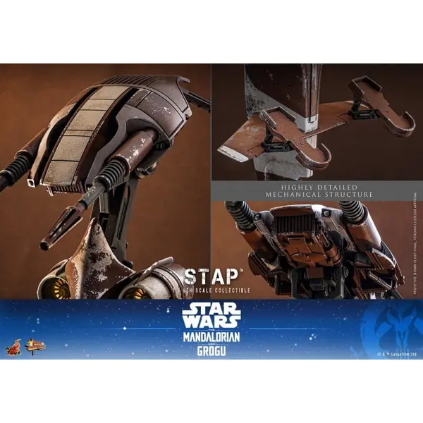 STAR WARS The Mandalorian & Grogu Véhicule STAP Hot Toys