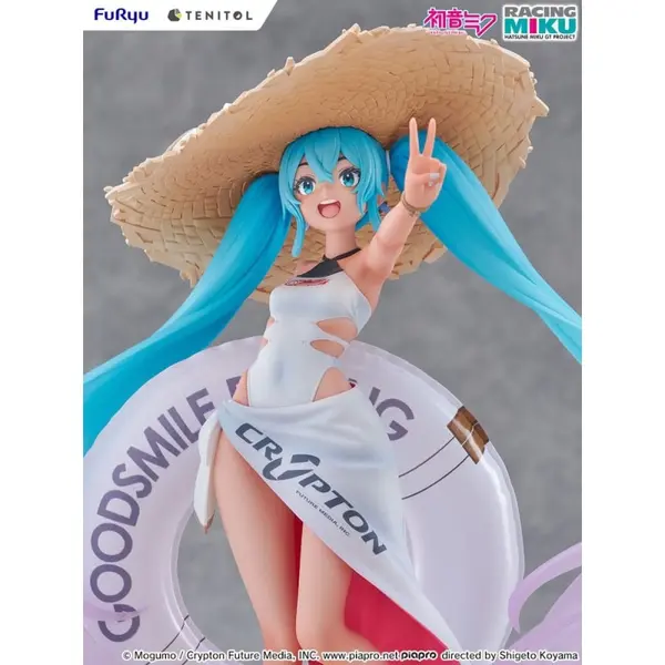 Hatsune Miku GT Project - Statuette Tenitol 1/7 Racing Miku 2024: Tropical Ver. 21 cm