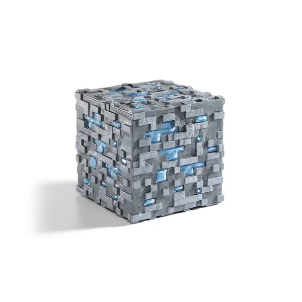 Réplique Minecraft - Minerai de diamant lumineux Réplique collector