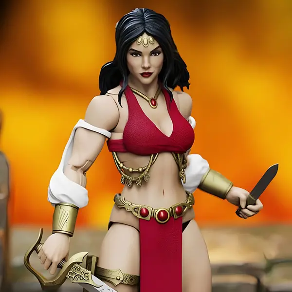 CONAN LE BARBARE Figurine Bêlit Queen of the Black Coast Epic H.A.C.K.S. Boss Fight Studio