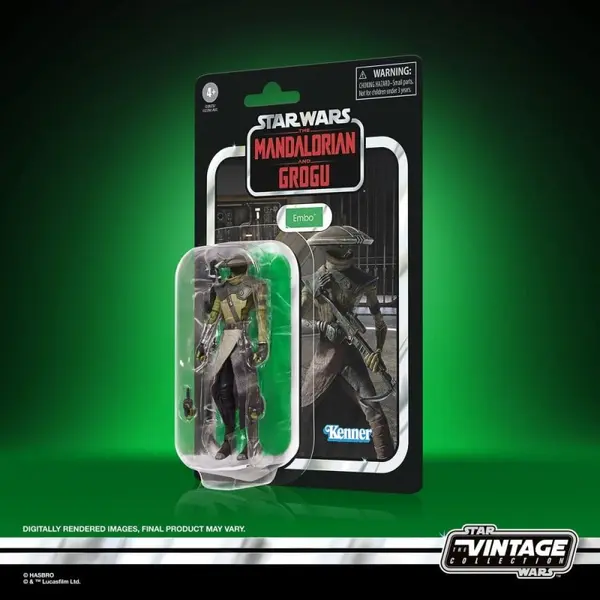 Star Wars: Le Mandalorien et Grogu - Figurine Vintage Collection Embo 10 cm