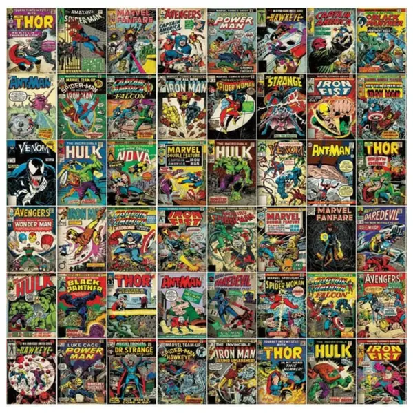 Fresque Murale Marvel - Geante Adhesive Comic Cover 320X183Cm