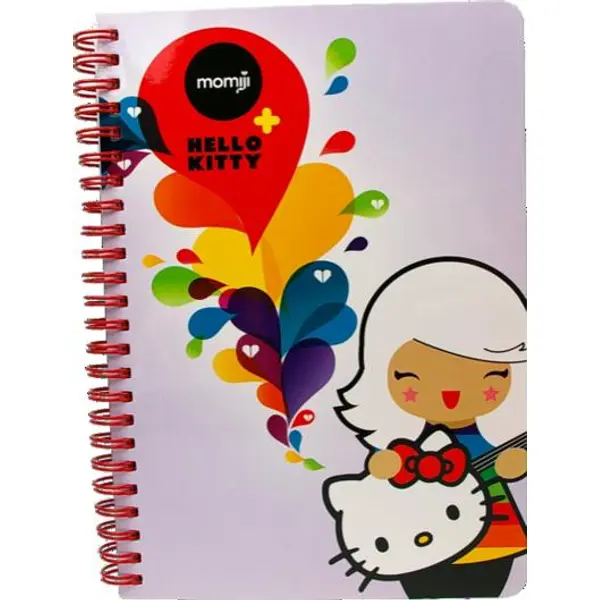 CAHIER A SPIRALES HELLO KITTY (LOT DE 6)