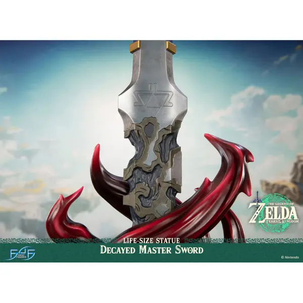 THE LEGEND OF ZELDA Tears of the Kingdom Réplique Master Sword Decayed F4F