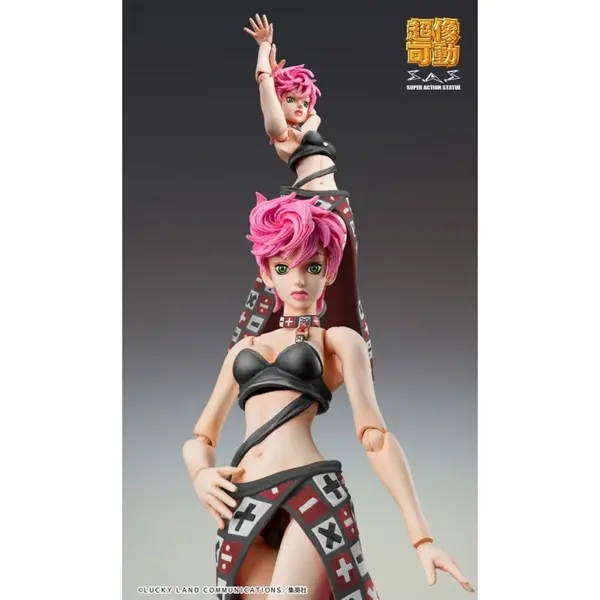 JoJo's Bizarre Adventure Part 5 - Figurine Super Action Chozokado Trish Una Black Ver. 15 cm