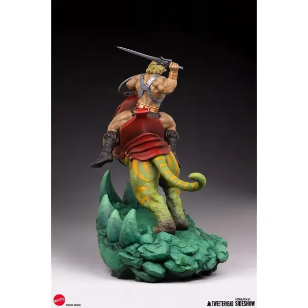 MAITRES DE L’UNIVERS Statue 1/4 He-Man and Battle Cat Tweeterhead