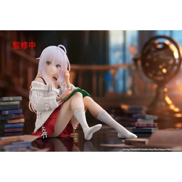 Wandering Witch: The Journey of Elaina - Statuette Desktop Cute Figure Elaina Casual Clothes Ver. Renewal 13 cm
