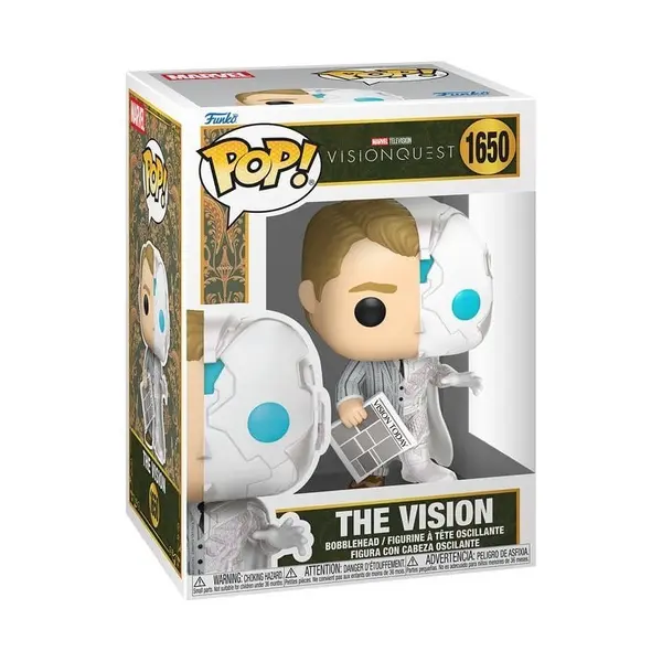 Marvel - Figurine POP! Vision Quest The Vision (Split) 9 cm