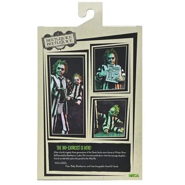 BEETLEJUICE Figurine Ultimate Striped Suit Beetlejuice Neca