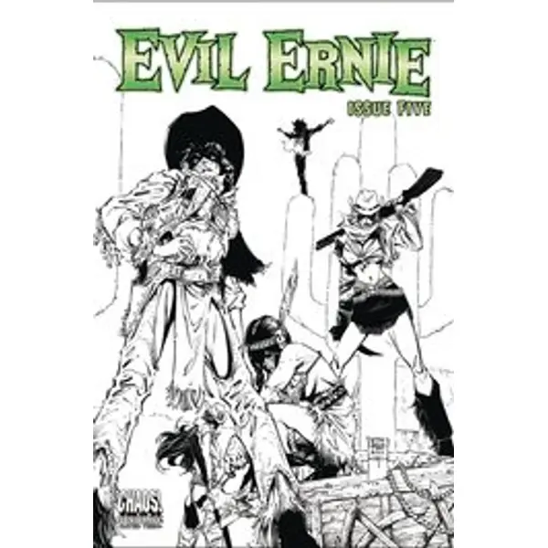 EVIL ERNIE #5 CVR C 10 COPY INCV TAN B&W