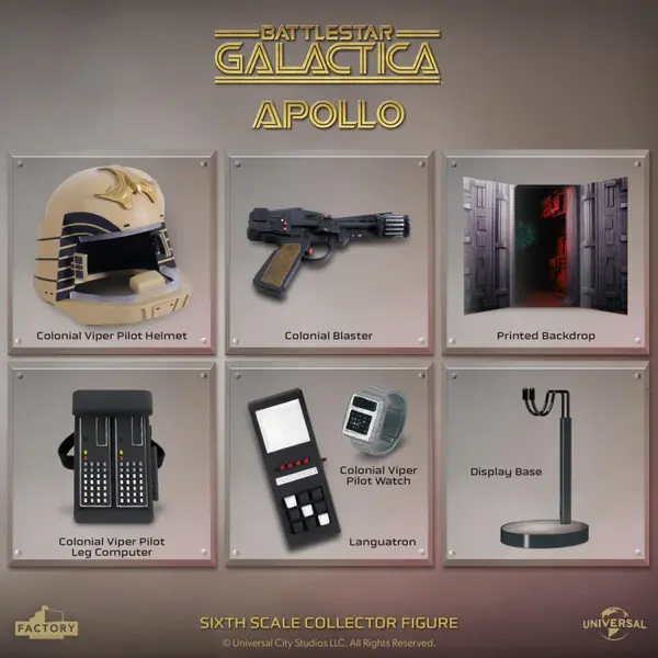 BATTLESTAR GALACTICA Figurine Apollo Factory Entertainment