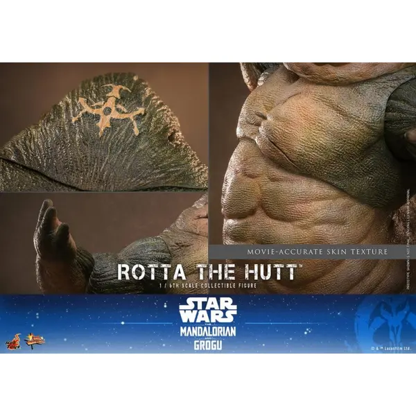 STAR WARS Figurine Rotta The Hutt Movie Masterpiece Hot Toys
