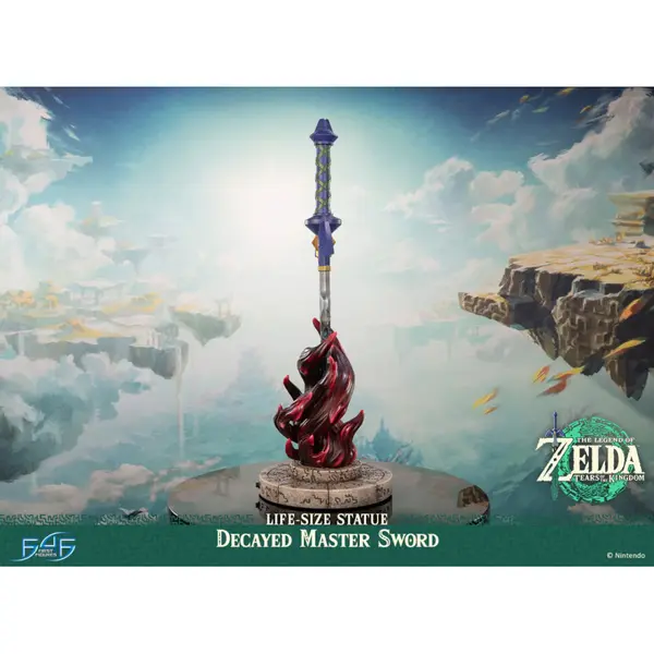 THE LEGEND OF ZELDA Tears of the Kingdom Réplique Master Sword Decayed F4F