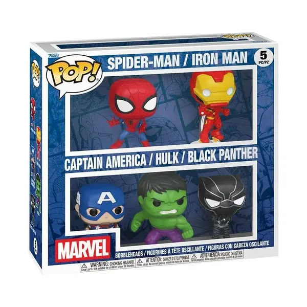 Marvel - Pack 5 figurines POP! Black Friday Marvel 9 cm