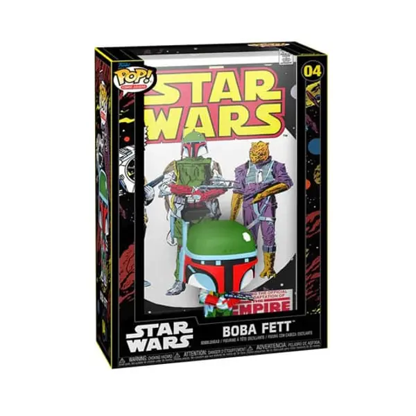BOBA FETT STAR WARS POP COMIC COVER VINYL FIGURINE 9 CM