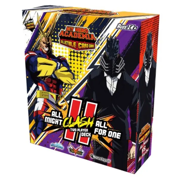 MY HERO ACADEMIA - CARTE COFFRET ALL MIGHT VS ALL FOR ONE ANGLAIS