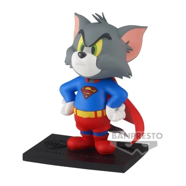 Figurine Tom And Jerry Warner Bross 100th Anniv - Tom As Superman 8cm