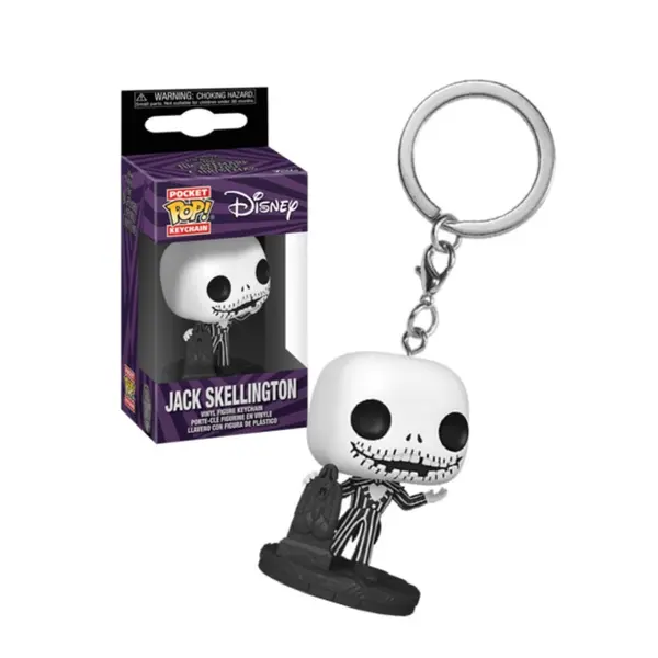 Porte Clé NBX Nigthmare Before Christmas - 30Th Jack Pocket Pop 4cm