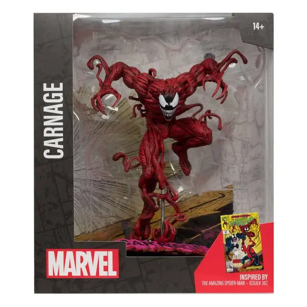 SPIDER-MAN - CARNAGE (INSPIRED BY AMAZING SPIDER-MAN #362) STATUETTE PVC 18 CM