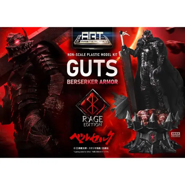 BERSERK Model Kit Pré-peint Guts Berserker Armor Rage Build Art Masterline Prime 1 Studio