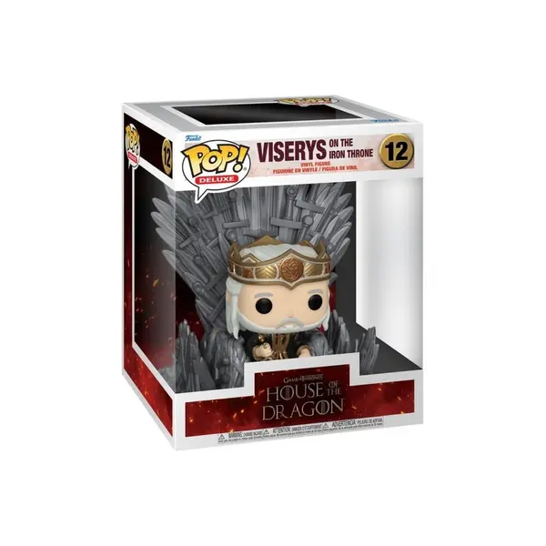 Figurine House Of The Dragon - S2 Deluxe Viserys On Throne Pop 18cm
