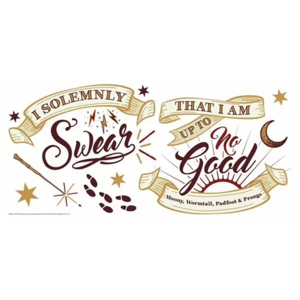 Stickers Muraux Harry Potter - Moyens Et Grands Serment du Maraudeur