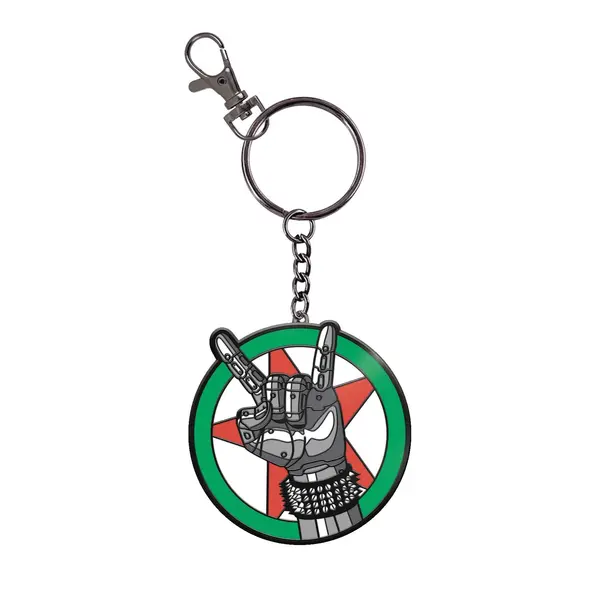 CYBERPUNK 2077 SILVERHAND LOGO KEYCHAIN