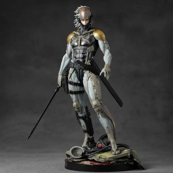 METAL GEAR SOLID 4 Statue Raiden Gecco