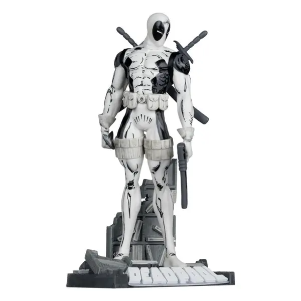 Marvel Collection - Statuette 1/10 Deadpool (The New Mutants N°98) (Line Art) (Gold Label) 17 cm
