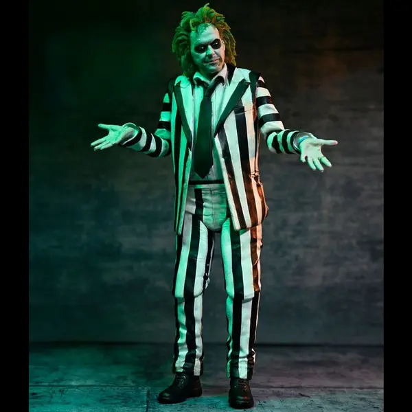 BEETLEJUICE Figurine Ultimate Striped Suit Beetlejuice Neca