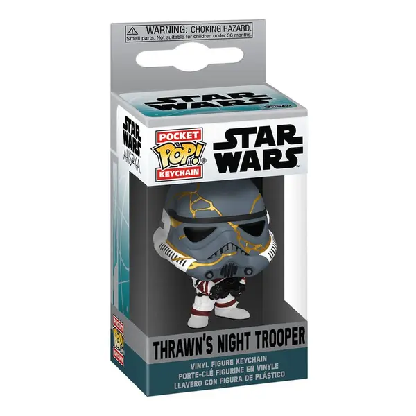 THRAWN S NIGHT TROOPER STAR WARS AHSOKA PORTE-CLES POP VINYL S2 4 CM